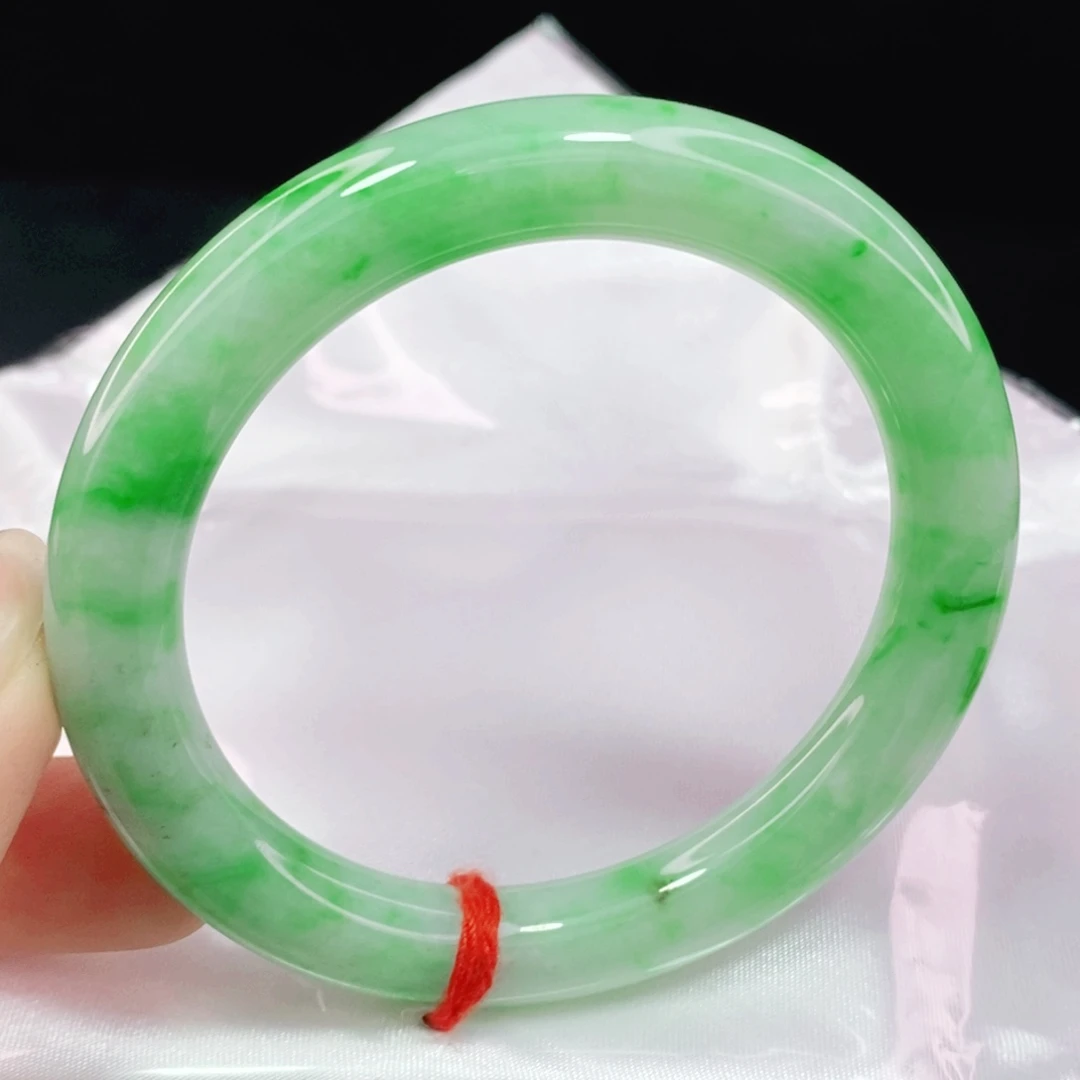 未镶嵌手镯翡翠55圆镯