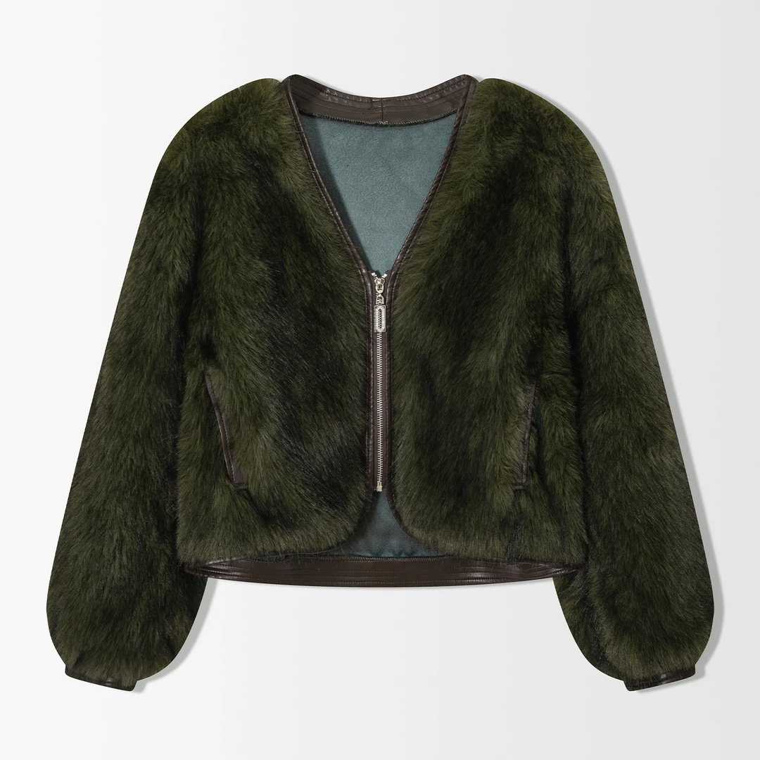 【佐伊甄选】（预）EE11975D轻奢女士时尚潮流通勤皮草