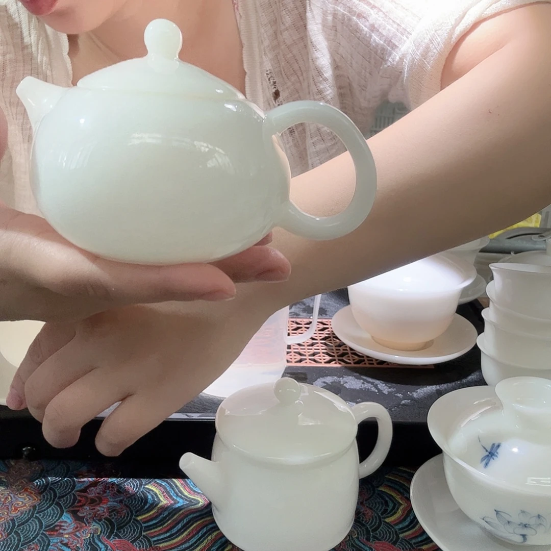 璞玉陶瓷西施壶200ml