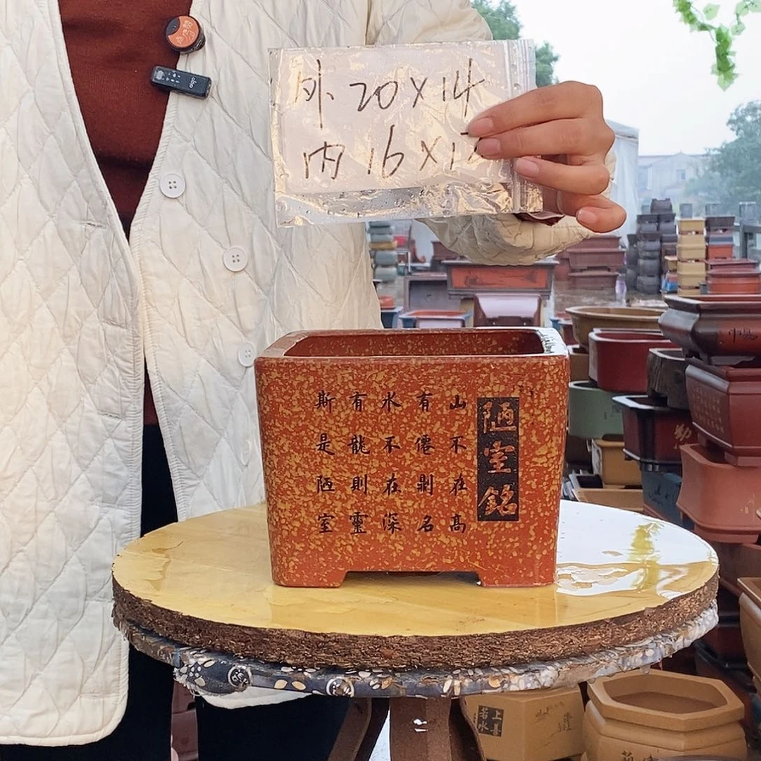 紫砂花盆紫砂花盆