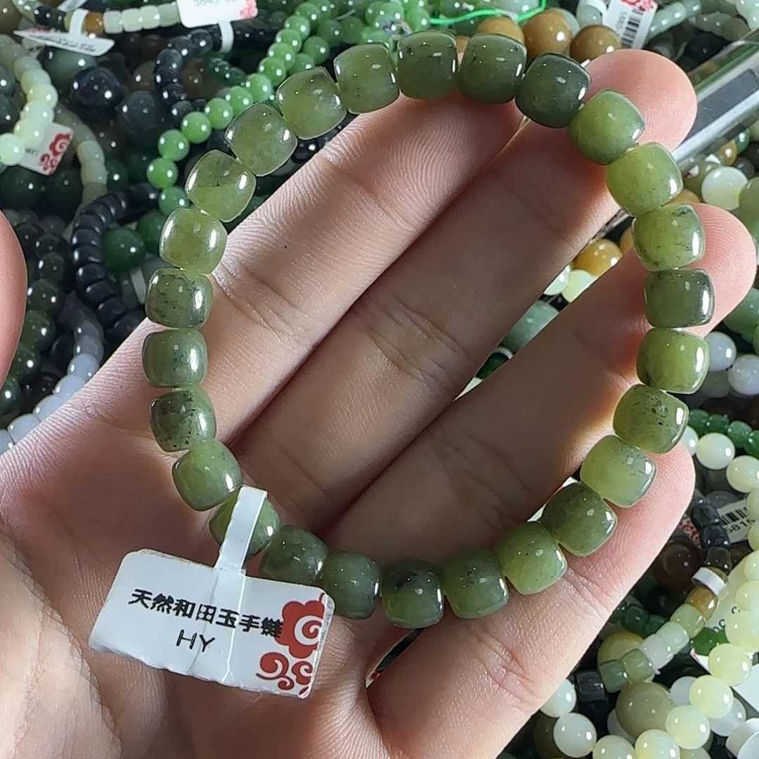 和田玉手链未镶嵌57