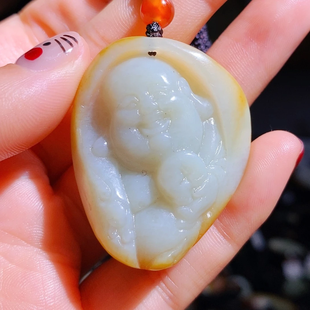 和田玉颈饰未镶嵌