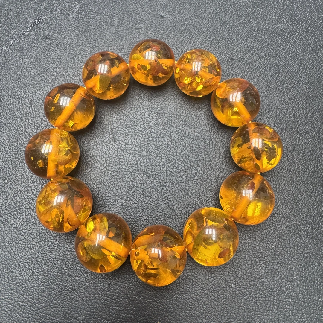 黄金胆花魂  小九收藏  时尚精品手串E08