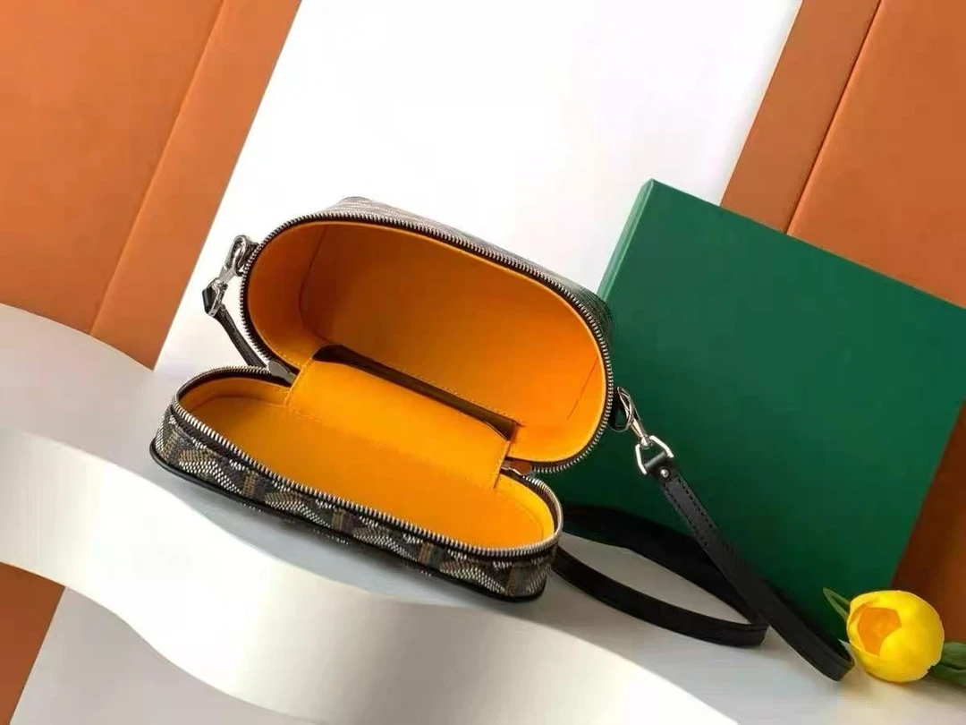 2025新款高品质潮流百搭时尚化妆包盒子包拉链手提斜挎女包