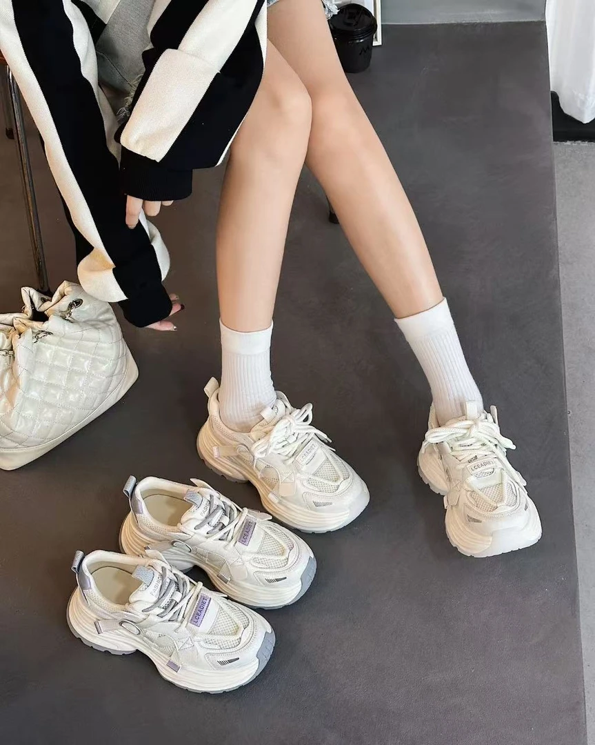 Li&Li《 源俪佳 》8620-1夏季时尚休闲鞋厚底网面百搭透气