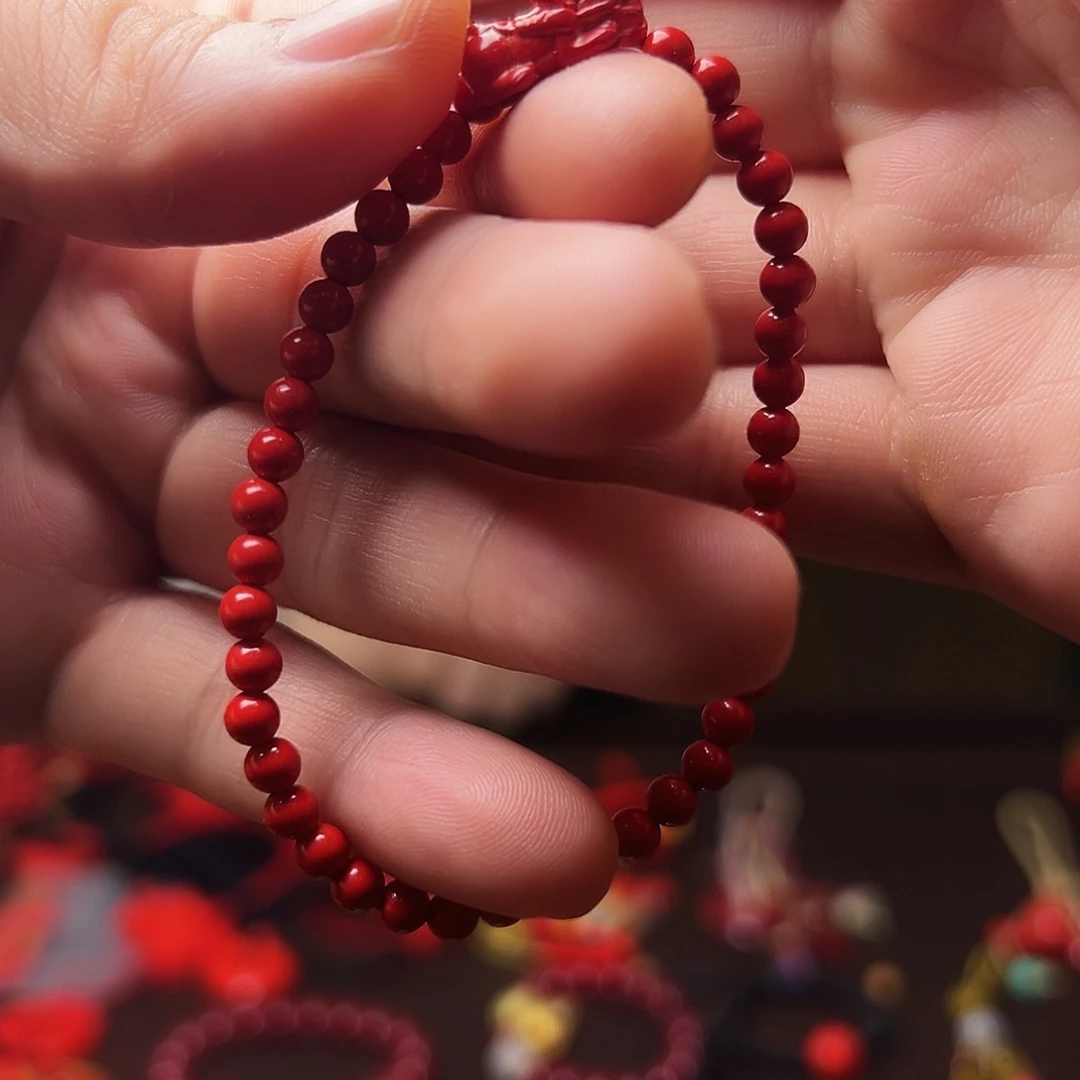 天然辰砂朱砂手串