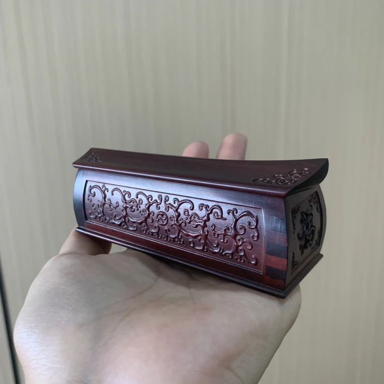 店庆上海之行虫具升官发财老红木10*3.3*3.8