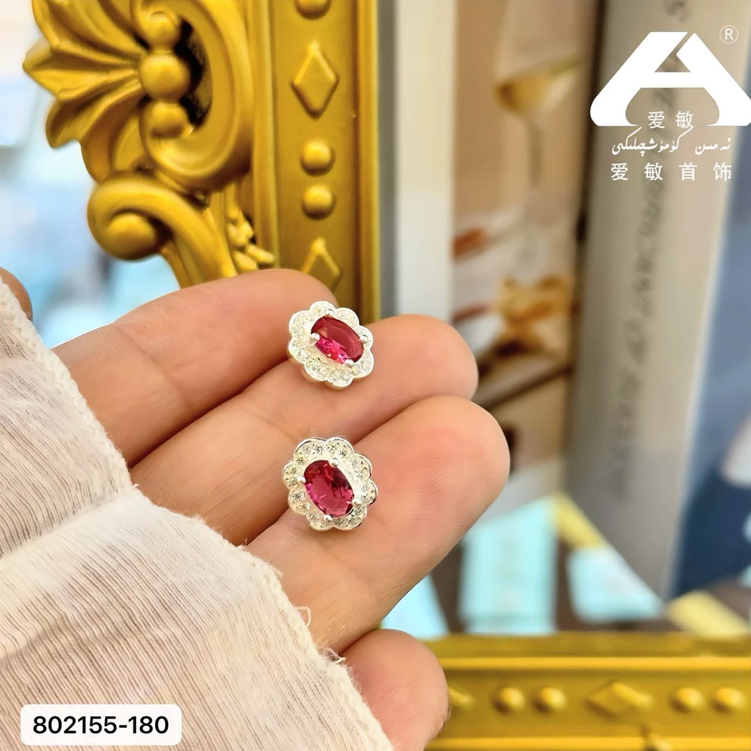 足银耳饰 爱敏首饰耳饰802155