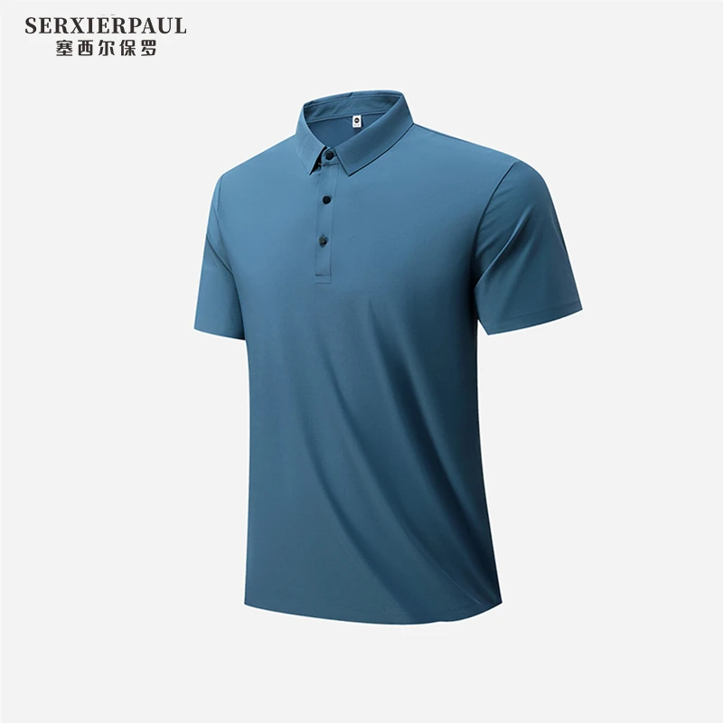 【塞西尔保罗】轻商务版型男款精致翻领Polo衫 1199#