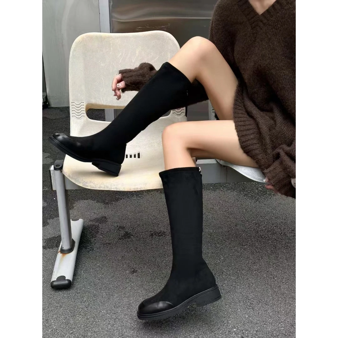 【南油玲姐】黑色新款长靴90988