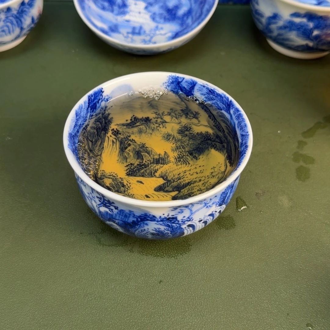 景德镇纯手绘茶具圆圆264