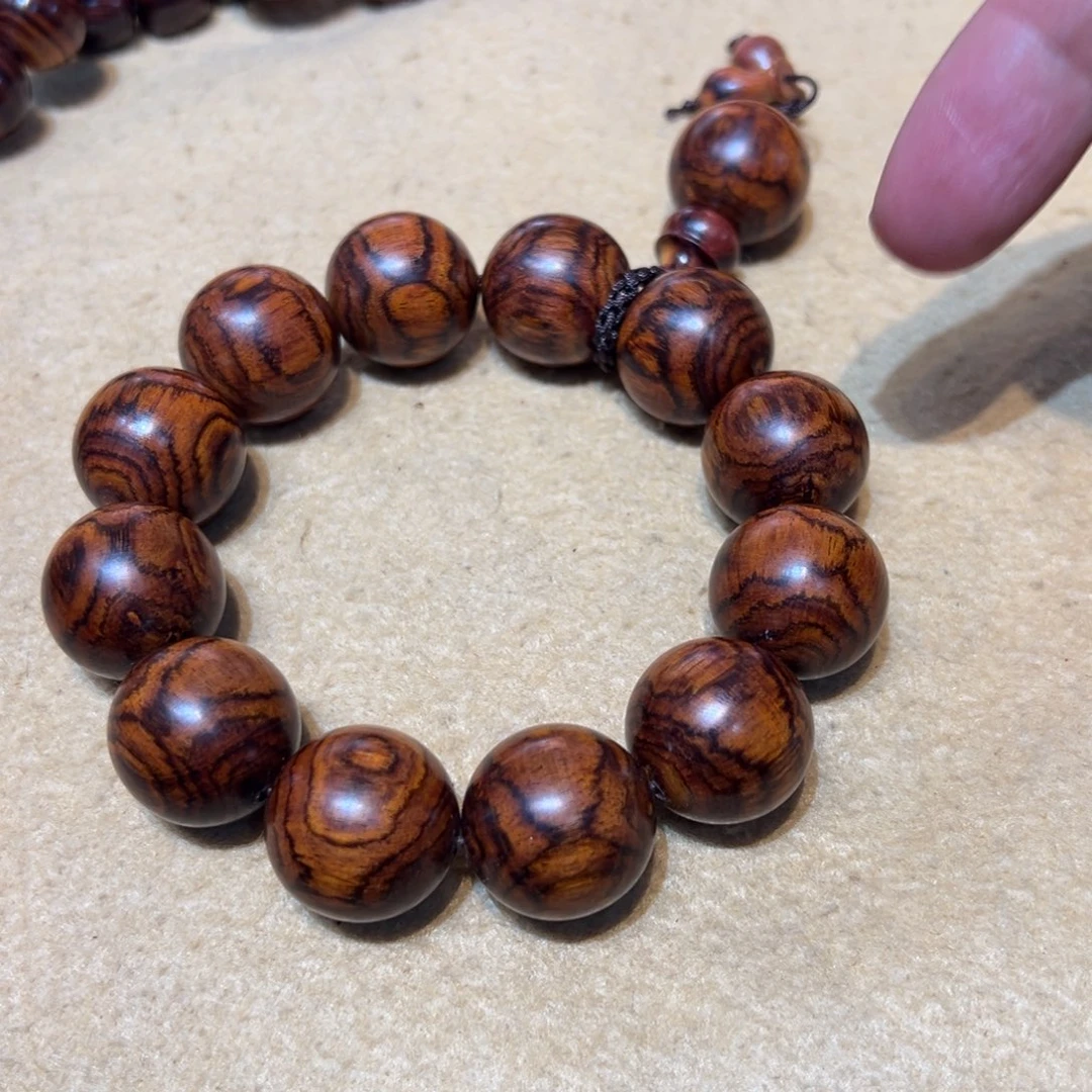 黄花梨/降香黄檀手串/手链地**善海皇老糠