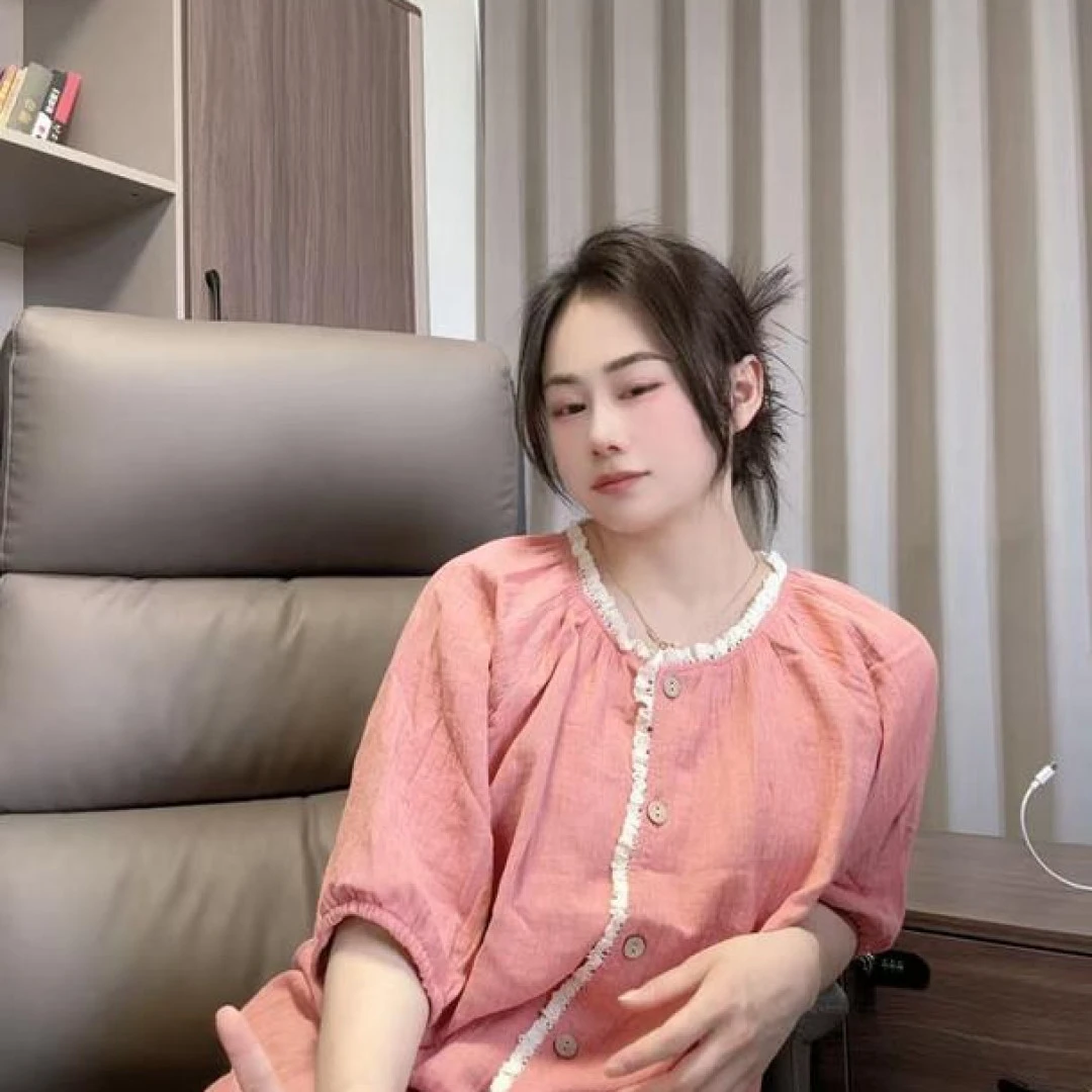 【栗子家】小众设计师款全棉双层纱睡衣家居服情侣款