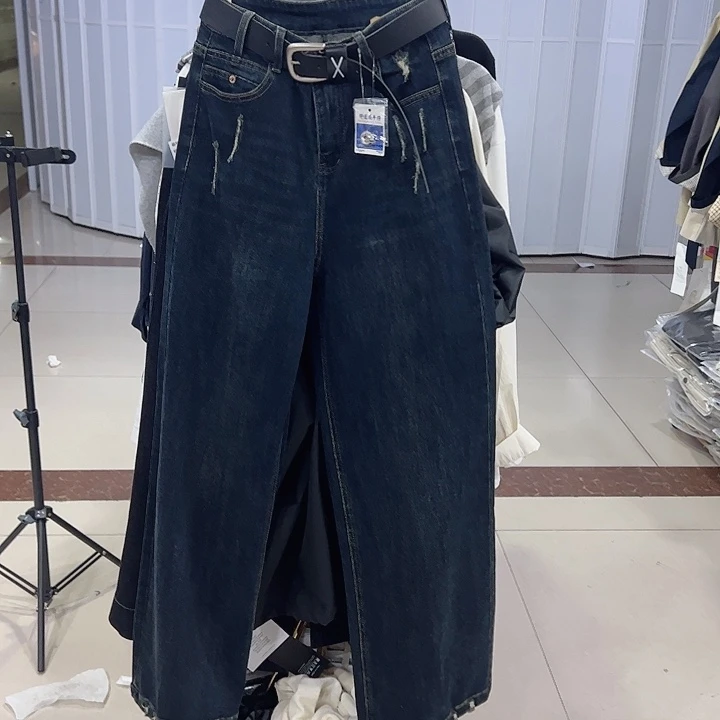 85071孤品直筒牛仔裤