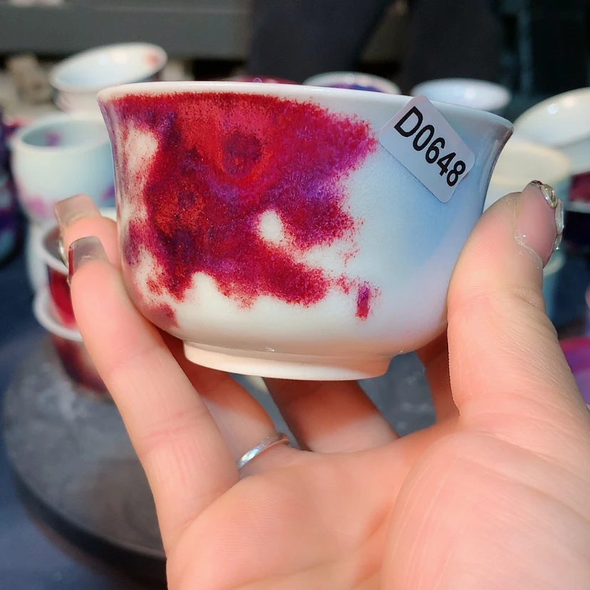 【闪购商品】钧瓷主人杯摆件工艺品