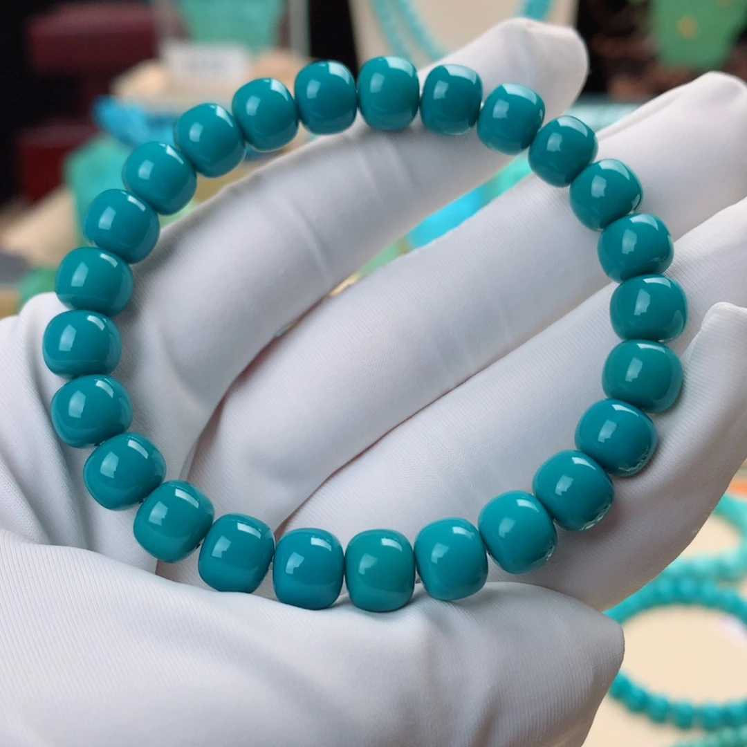 ～***觉未镶嵌绿松石挂件