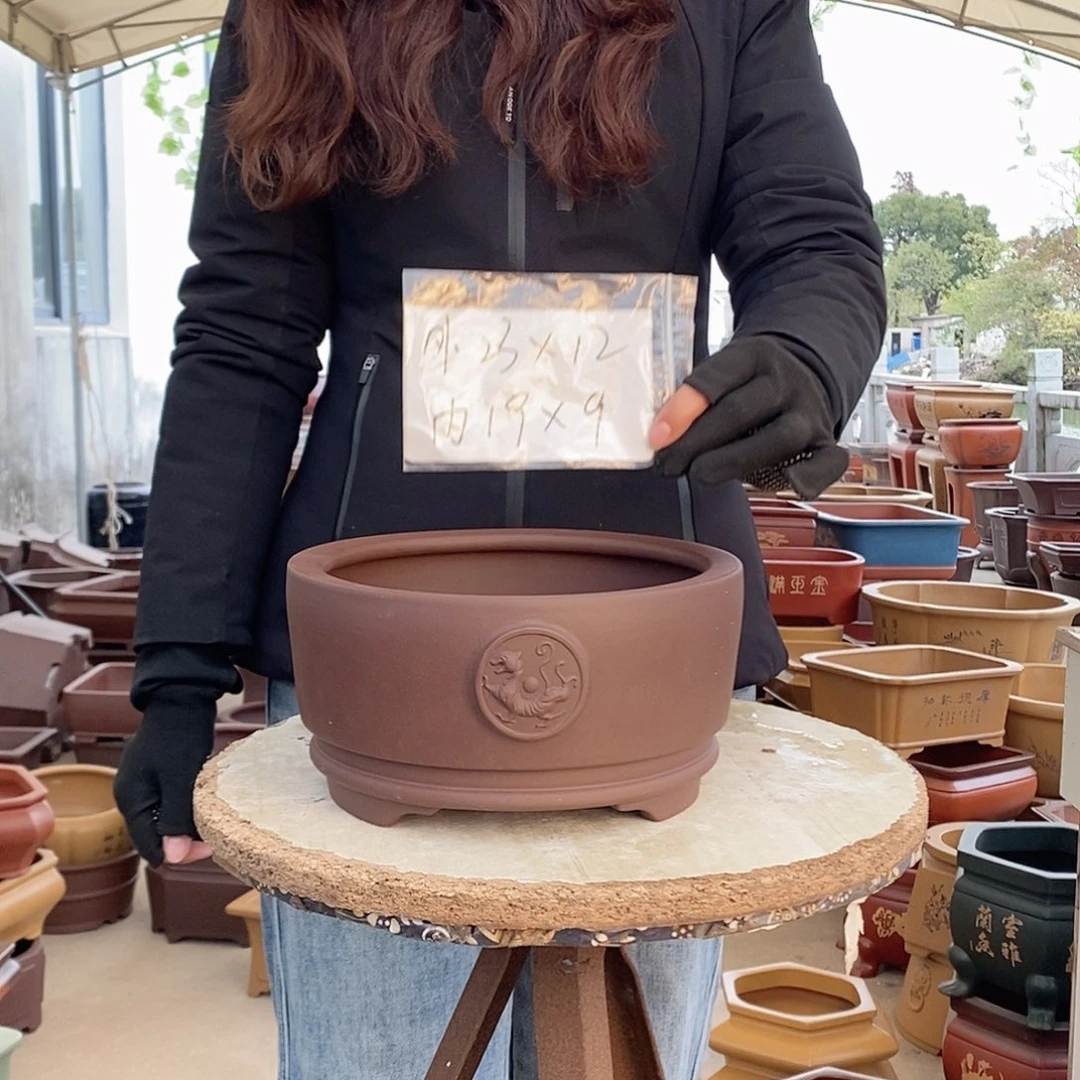 紫砂花盆紫砂花盆