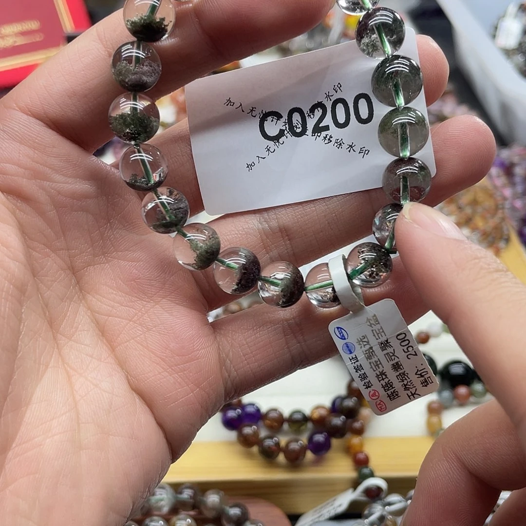 水晶手串未镶嵌天然