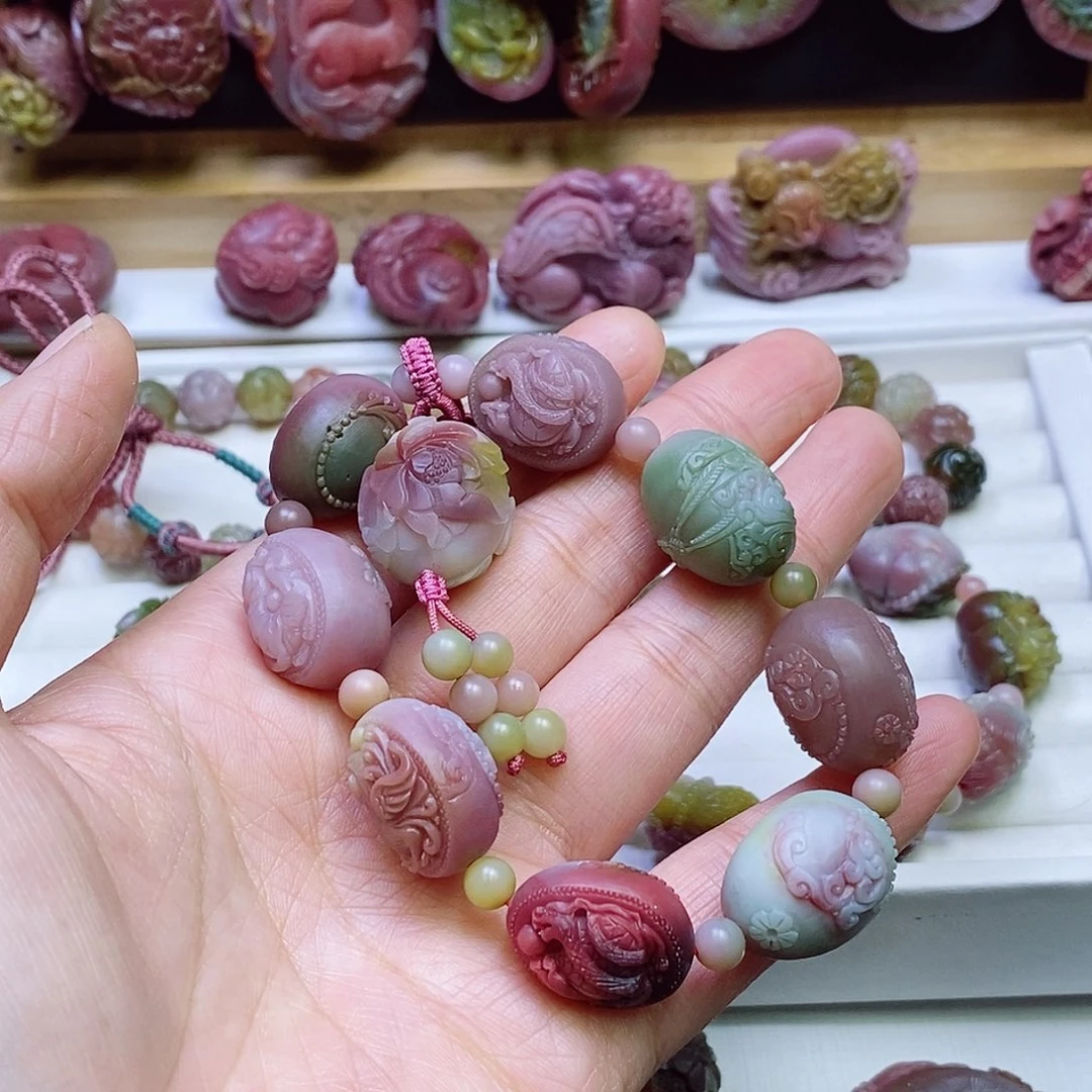 玛瑙/玉髓盐源玛瑙手链未镶嵌北***北