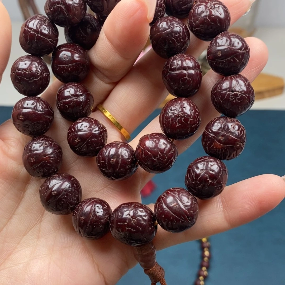 手串凤眼菩提手持14素