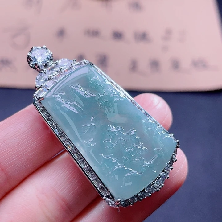 翡翠吊坠(不含链)未镶嵌
