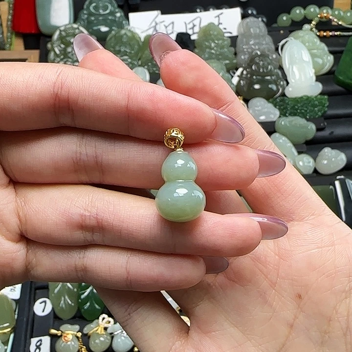 颈饰银S925镶嵌和田玉