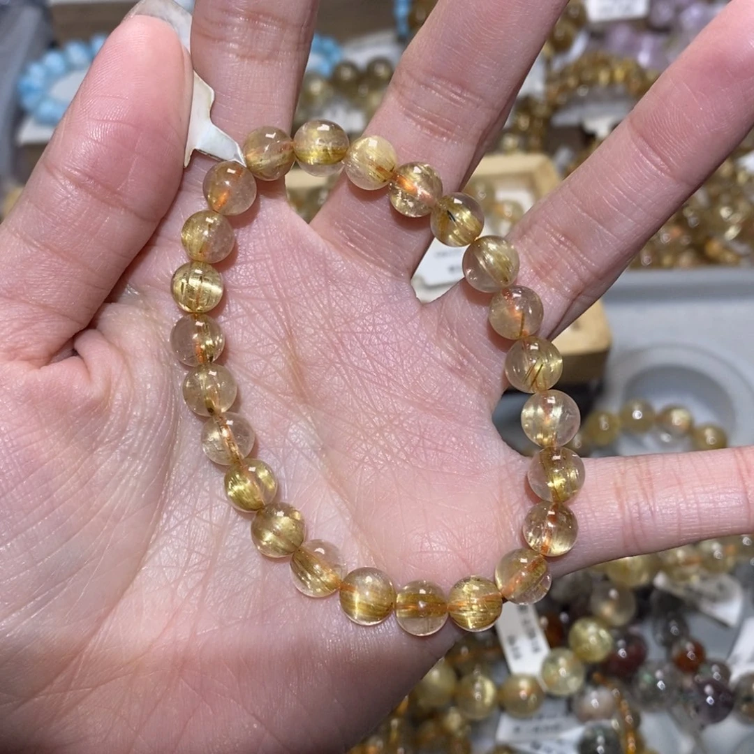 水晶手串未镶嵌狼**姐手串