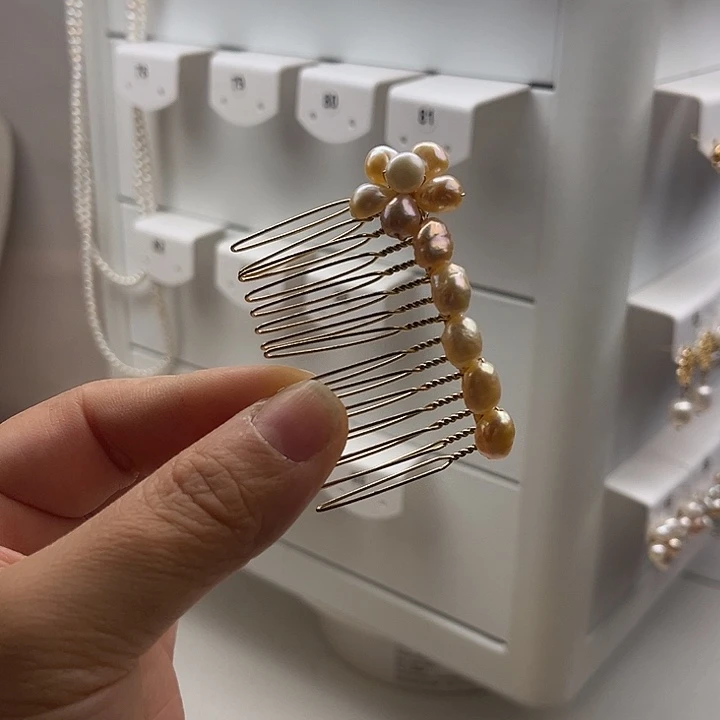 淡水珍珠未镶嵌发饰