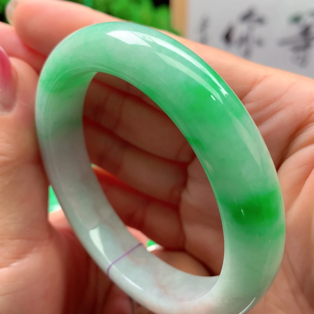 未镶嵌手镯翡翠缅甸57.2圈口