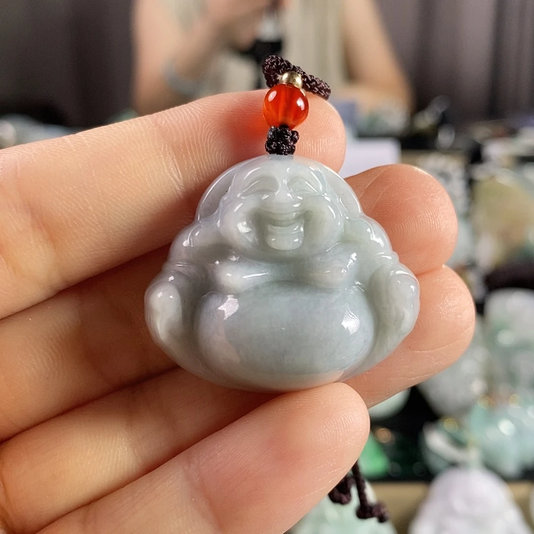 翡翠未镶嵌颈饰吊坠