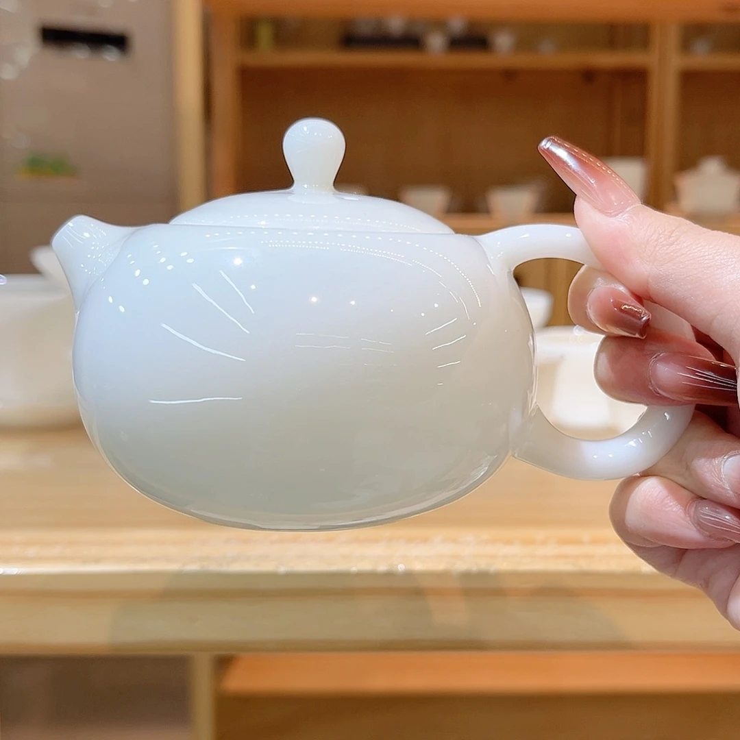 【御瓷斋】璞玉瓷茶壶