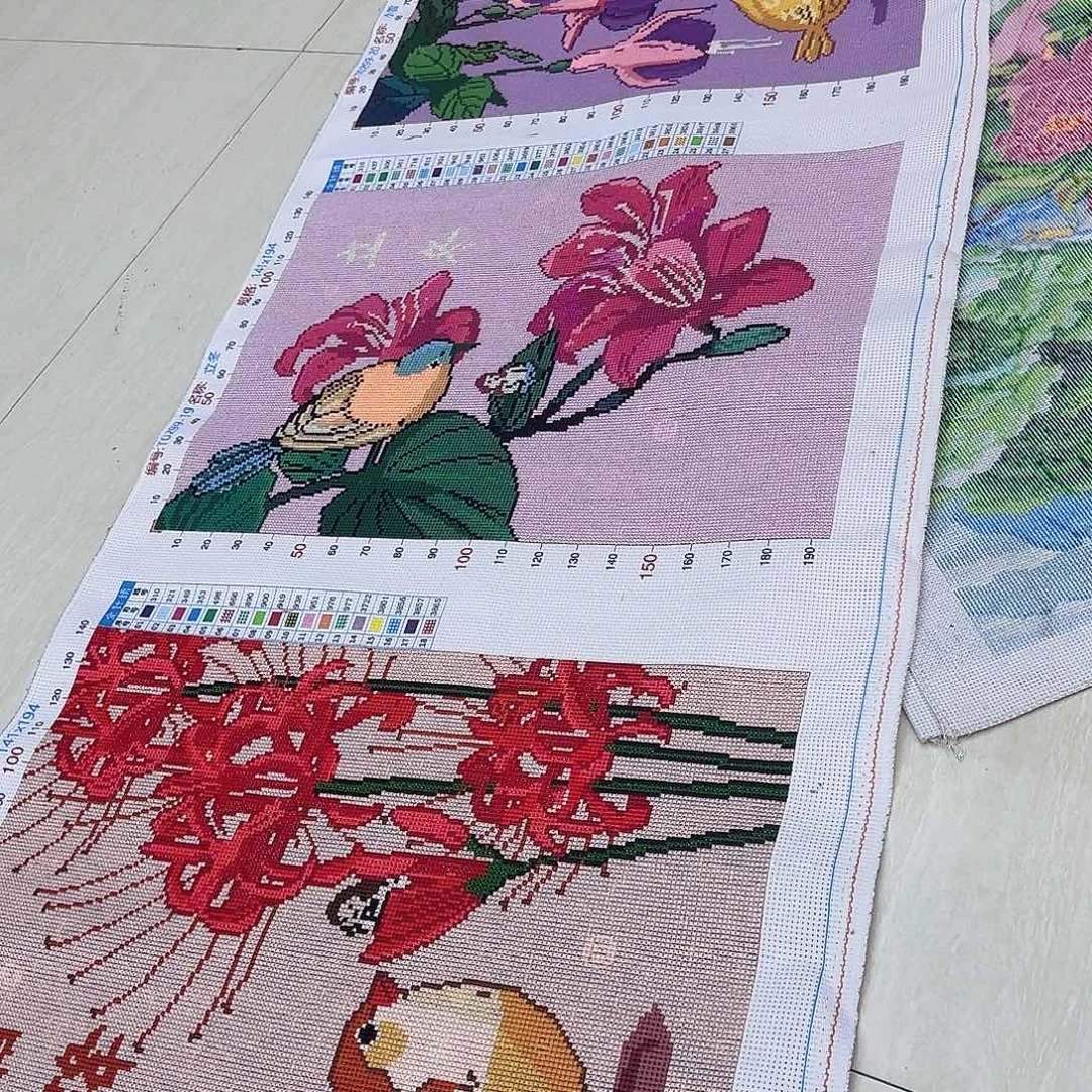 聚酯纤维十字绣二十四节气