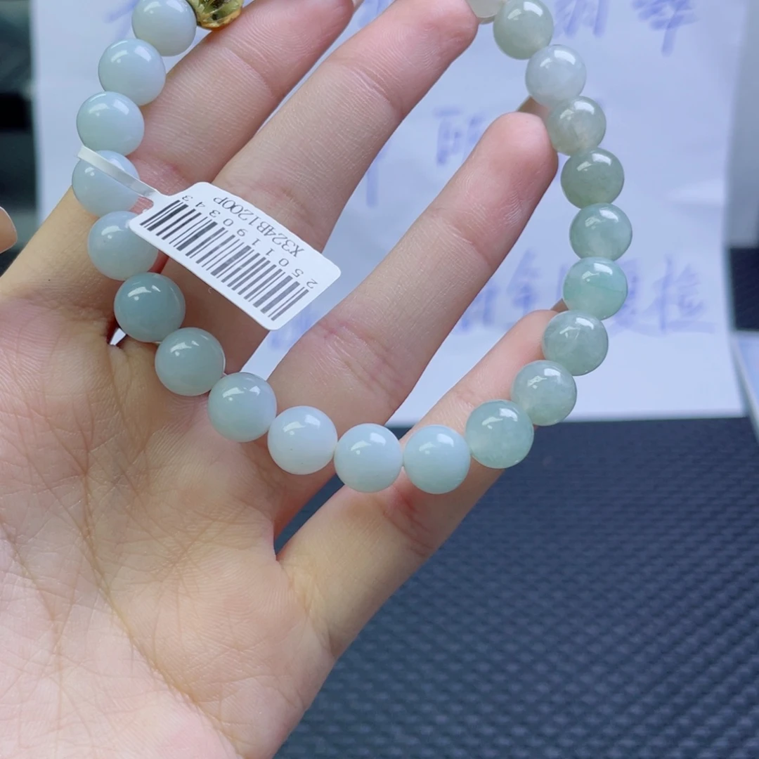 未镶嵌定制翡翠珠串