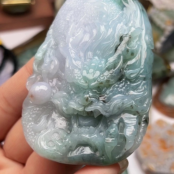 翡翠未镶嵌吊坠(不含链)挂件