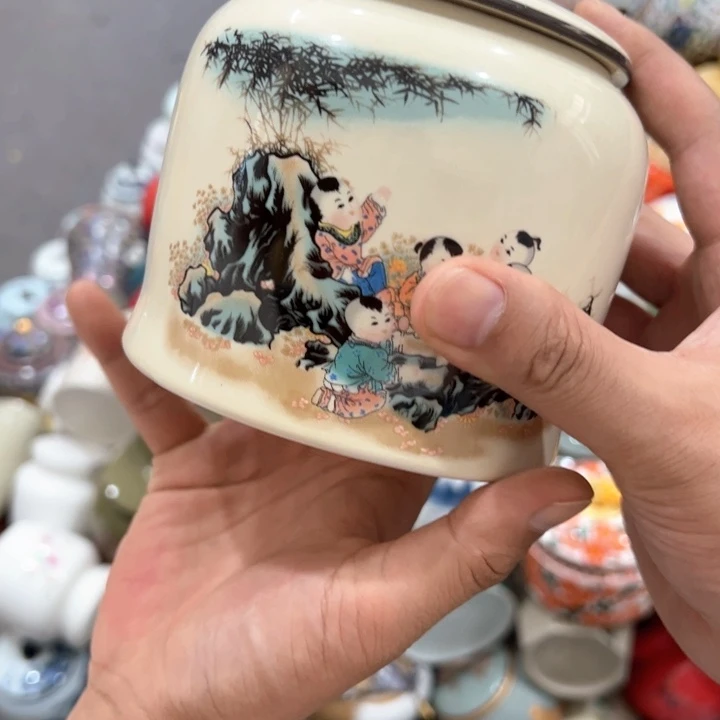 瑕疵福利品陶瓷茶叶罐