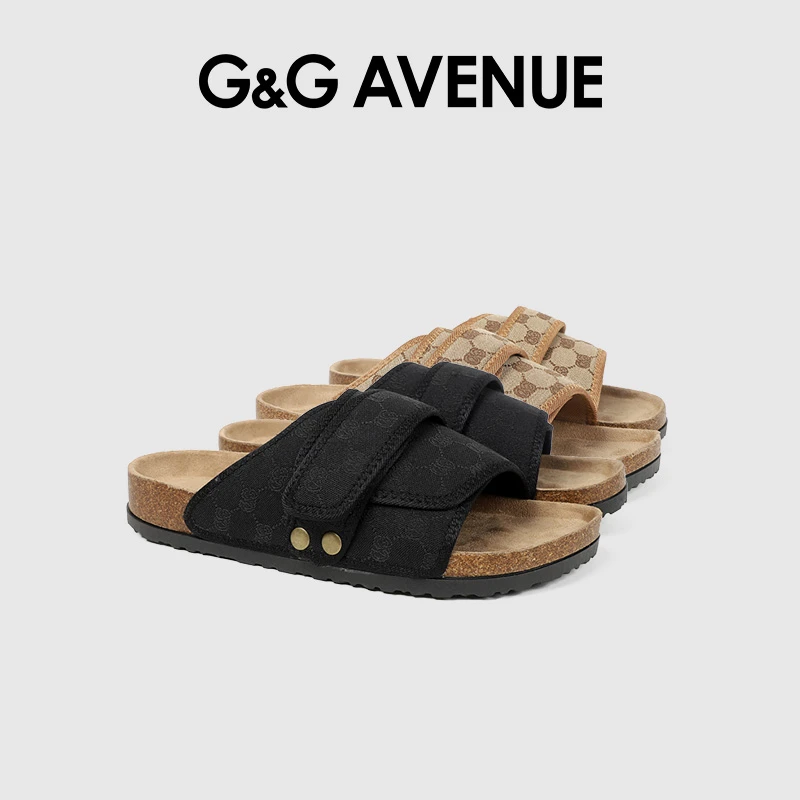 法国G&G AVENUE轻奢潮牌户外休闲男女同款拖鞋-GXZ241203