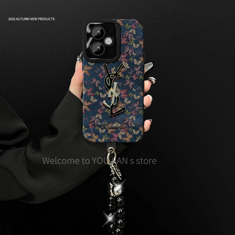 汇客凡品【荣耀400】潮牌网红复古蝴蝶防摔手机壳女款