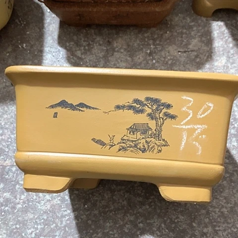 紫砂花盆手工制作