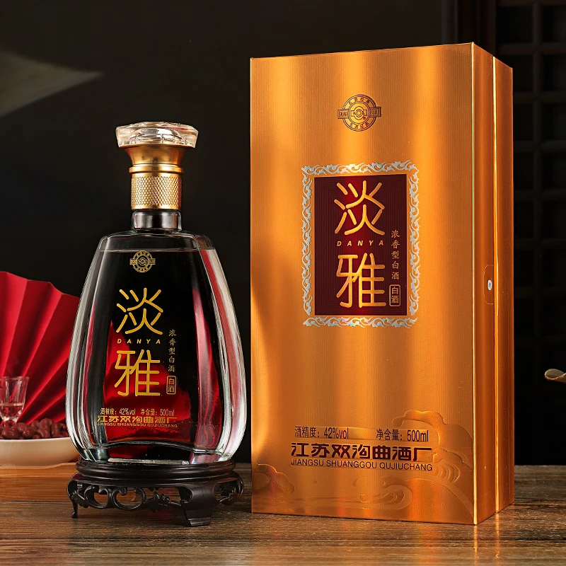 双苏淡雅白酒整箱 浓香型42度500ml*6瓶礼盒装41-50度