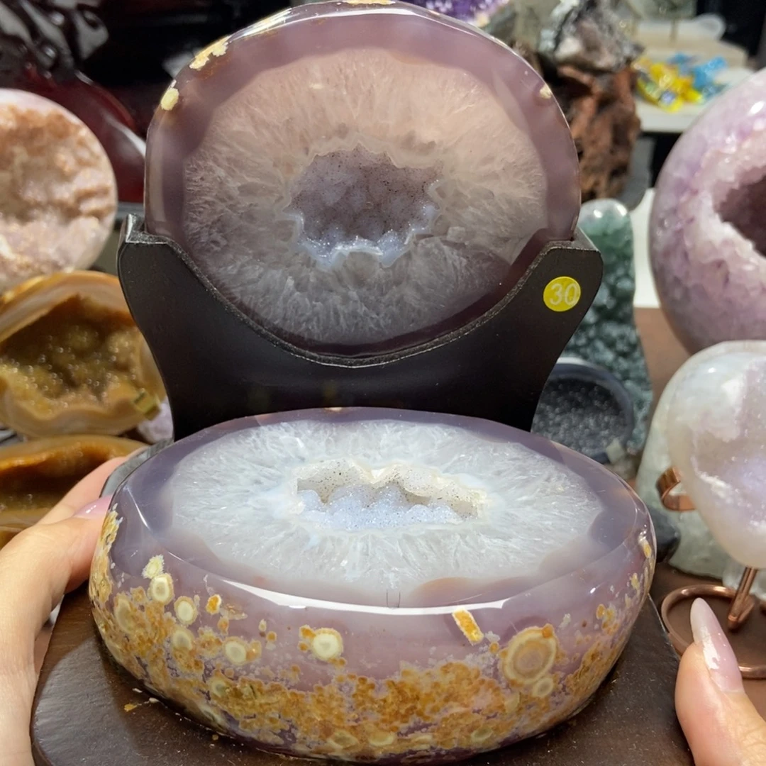 摆件紫晶未镶嵌水晶