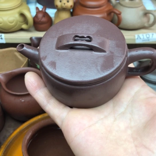 茶壶紫砂紫泥汗瓦100豪升左右