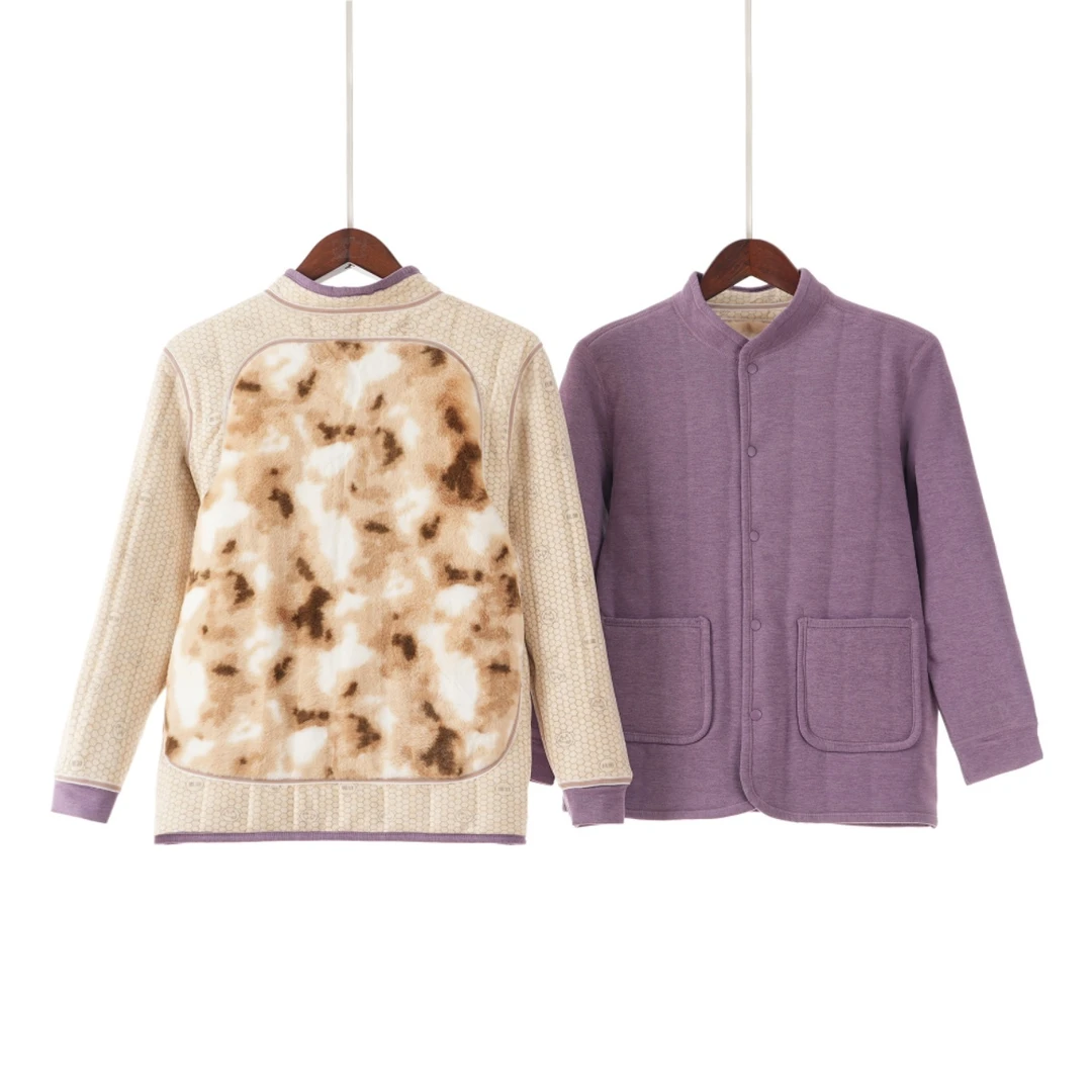 无痕立领男女同款加厚上衣外套R003