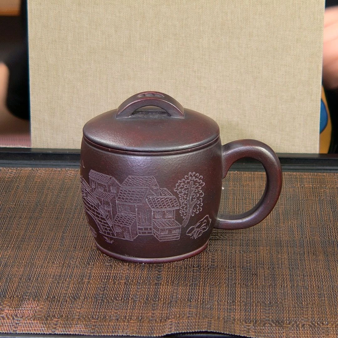 茶杯紫砂高货放漏