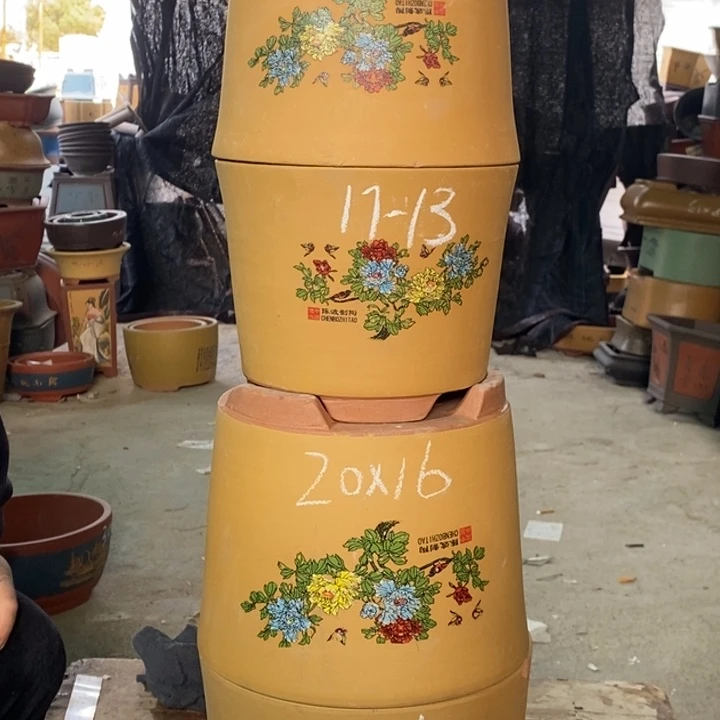 紫砂花盆紫砂紫砂