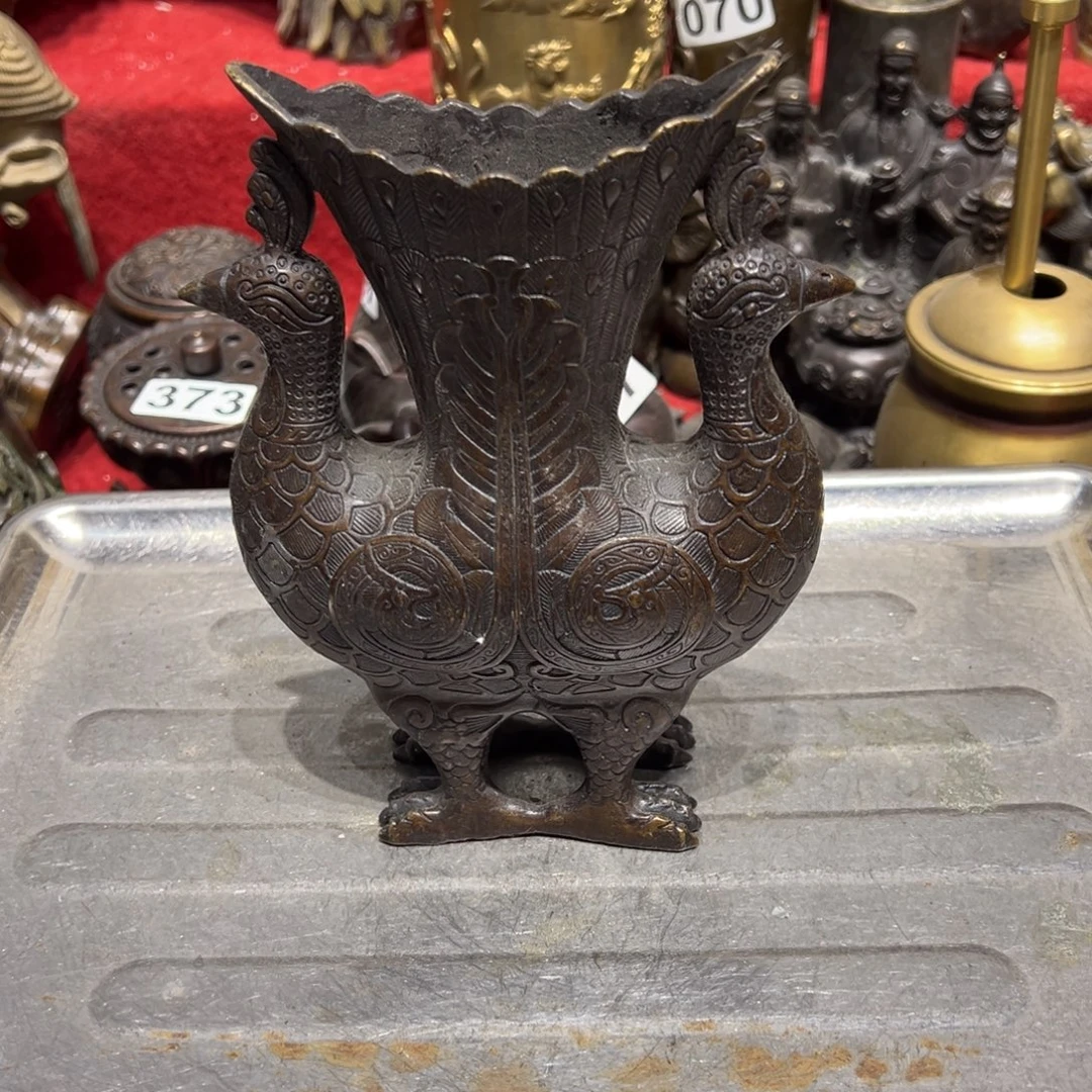 黄铜摆件，文房摆件