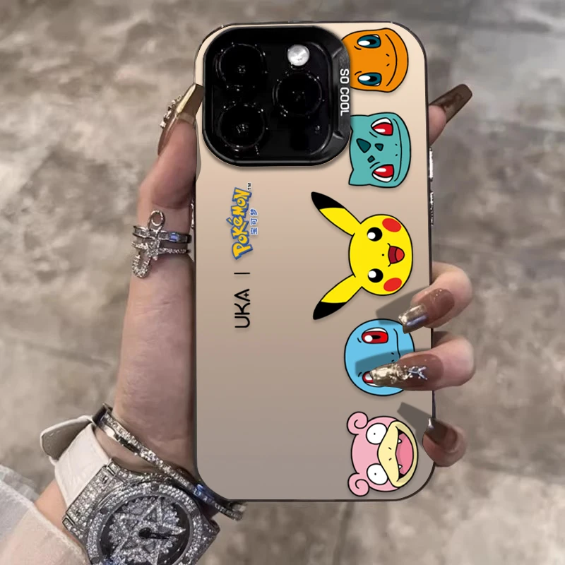 皮卡丘适用苹果16promax手机壳iPhone15硅胶14保护套17新款12卡通
