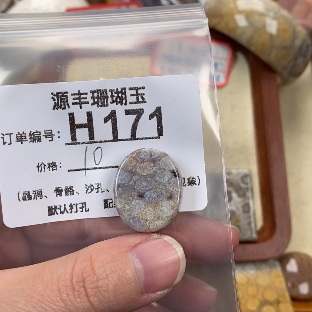 硅化玉颈饰未镶嵌用****6