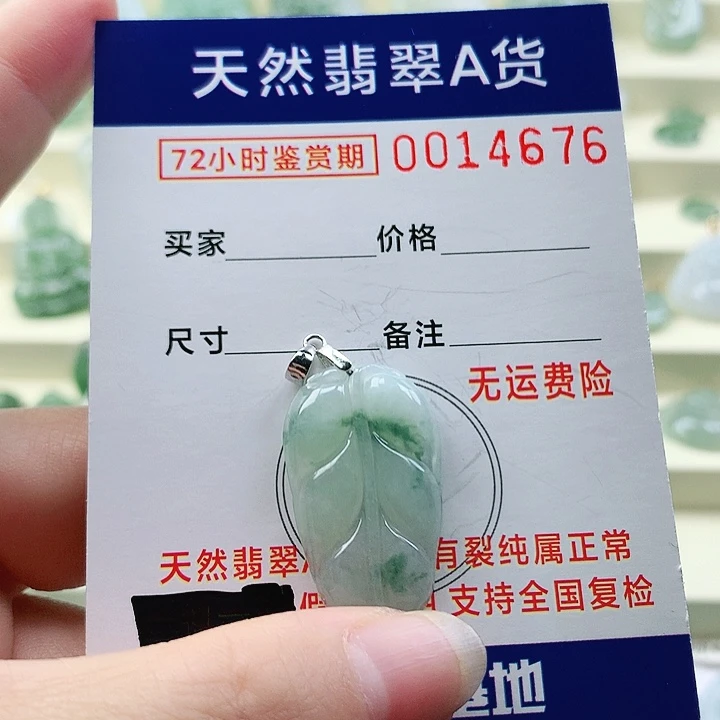 颈饰未镶嵌翡翠吊