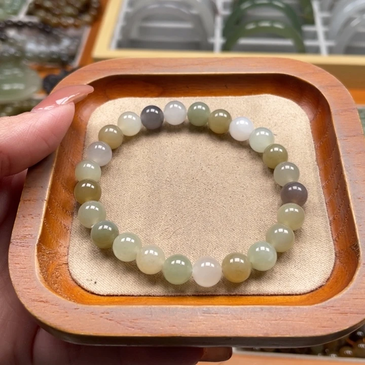 和田玉手串8mm未镶嵌