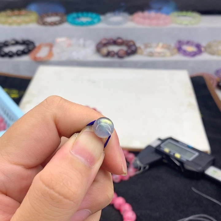 水晶珠宝半成品未镶嵌9咪